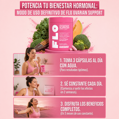 Suplemento Flo Ovarian Support 90 Capsu